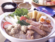 赤どり野菜肉団子